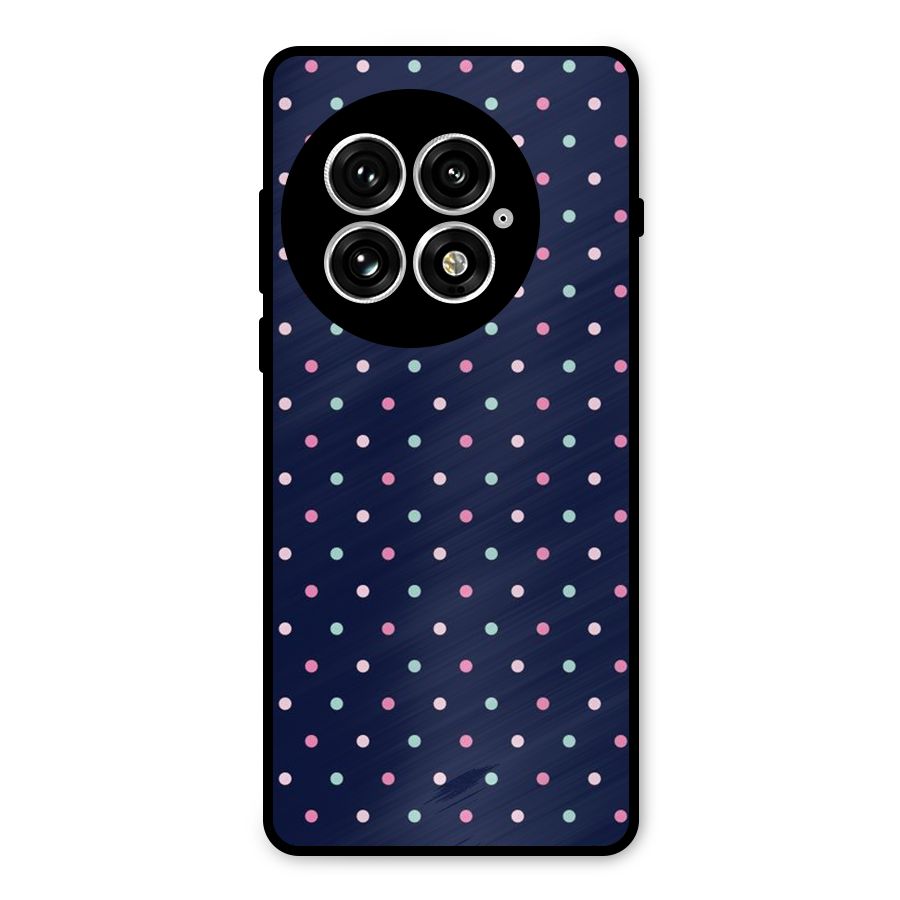Colorful Dots Pattern Metal Back Case for OnePlus 13