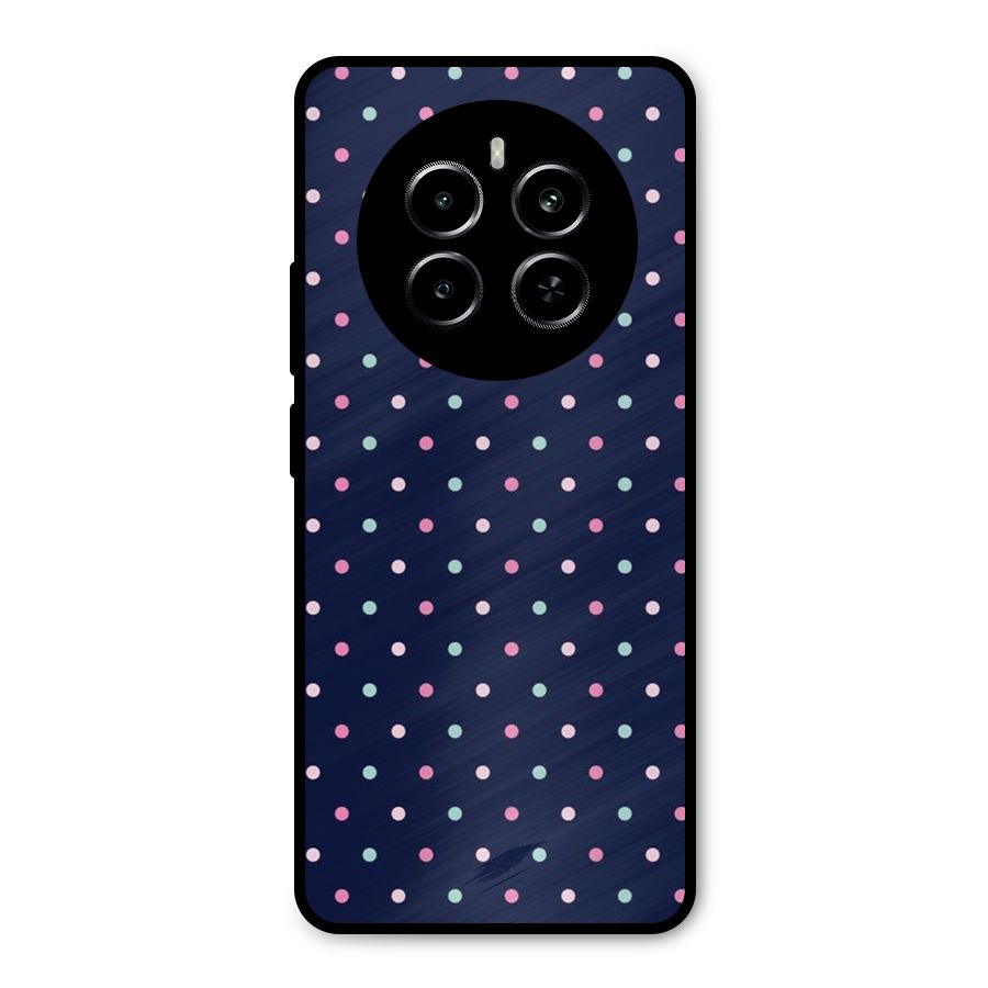 Colorful Dots Pattern Metal Back Case for Realme P1