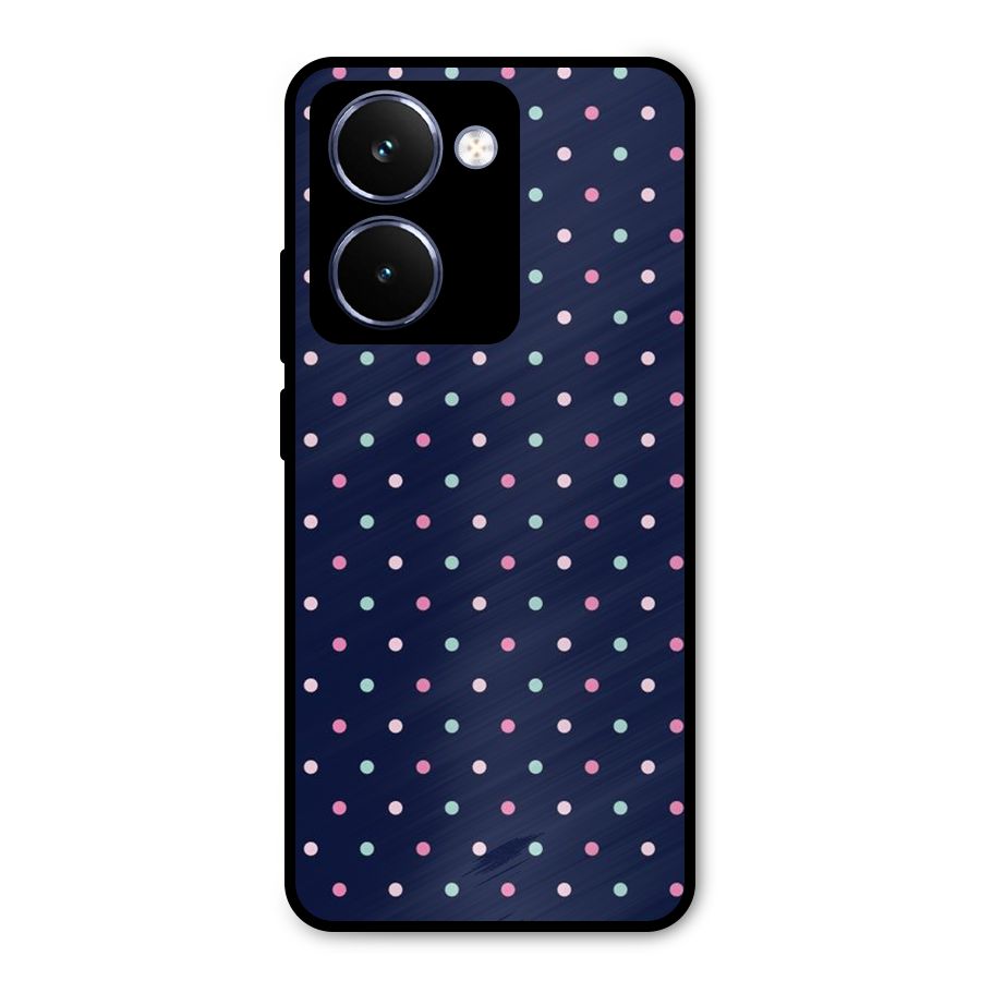 Colorful Dots Pattern Metal Back Case for Realme P3 Ultra