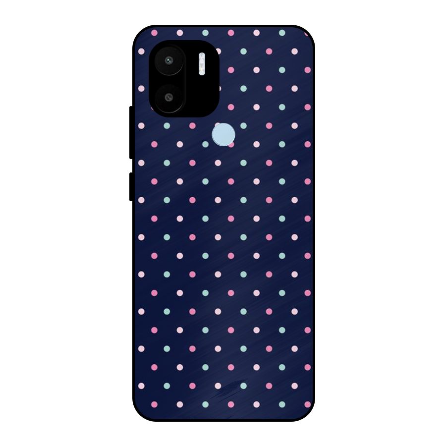 Colorful Dots Pattern Metal Back Case for Redmi A2+
