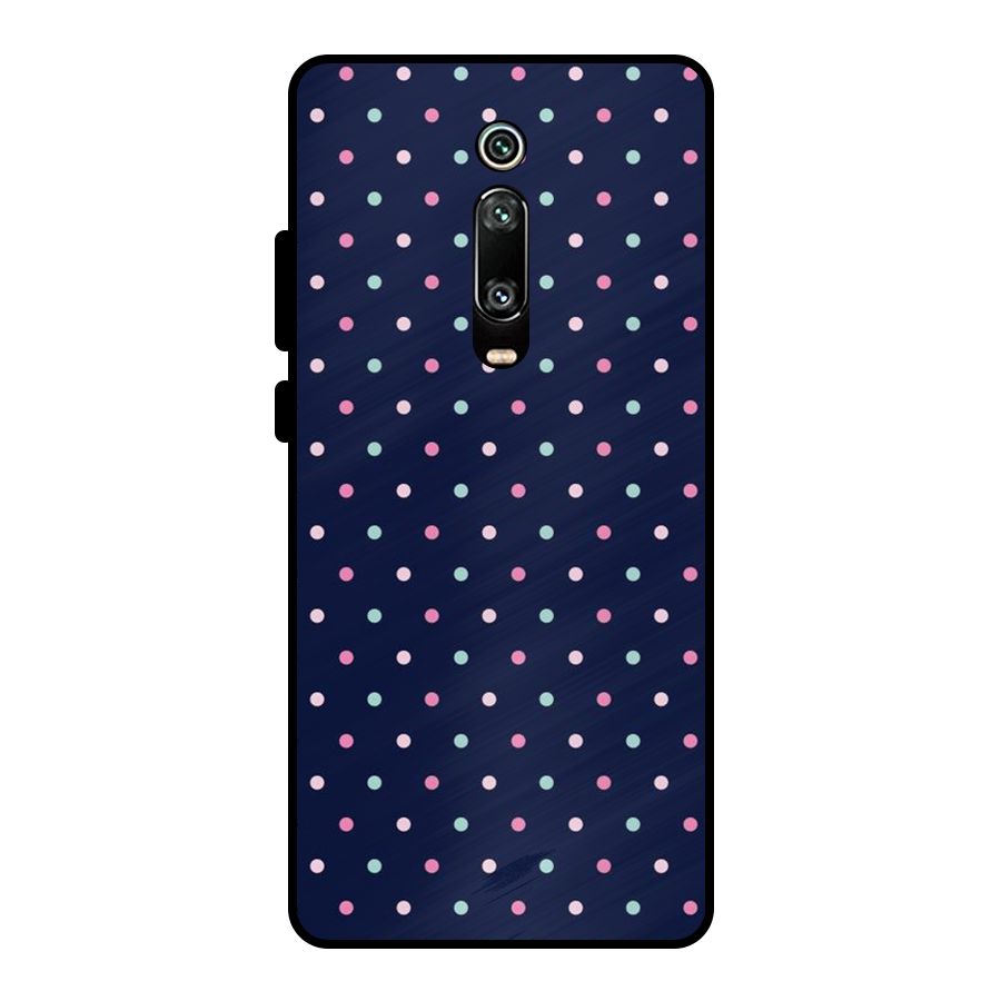 Colorful Dots Pattern Metal Back Case for Redmi K20