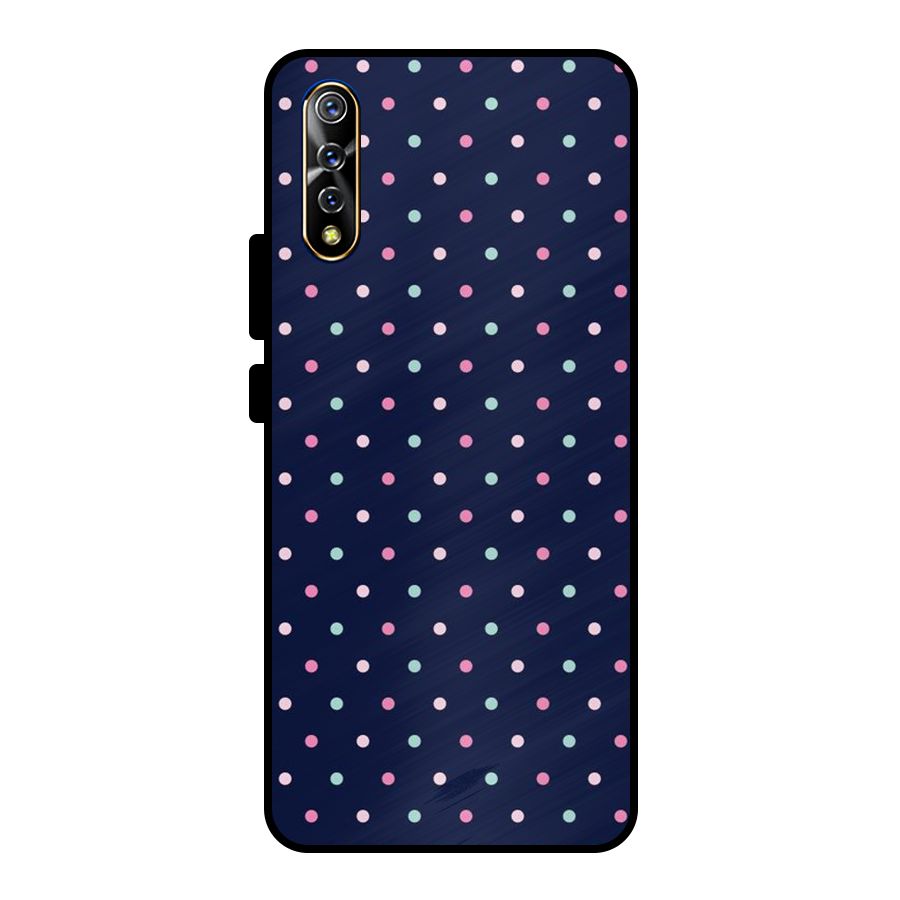 Colorful Dots Pattern Metal Back Case for Vivo S1