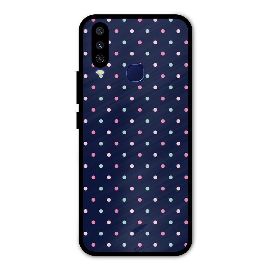 Colorful Dots Pattern Metal Back Case for Vivo V17