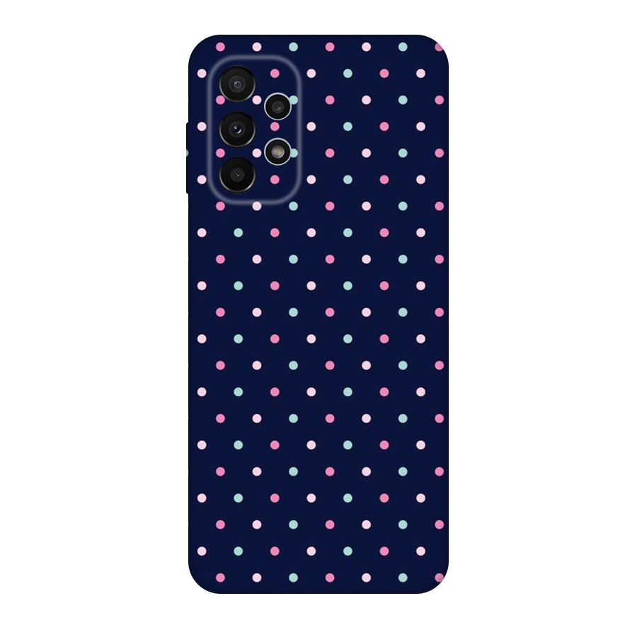 Colorful Dots Pattern Original Polycarbonate Back Case for Galaxy A23