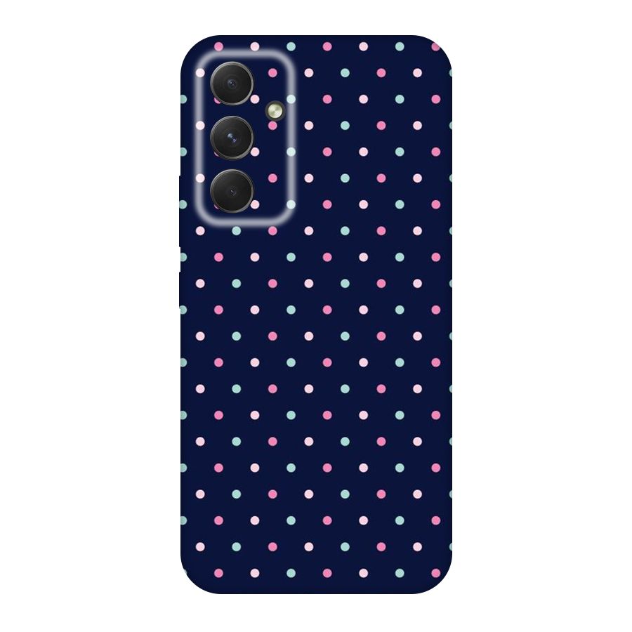 Colorful Dots Pattern Original Polycarbonate Back Case for Galaxy A54