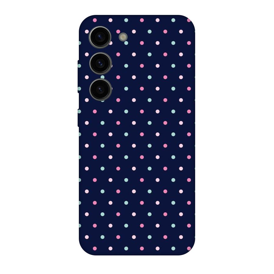 Colorful Dots Pattern Original Polycarbonate Back Case for Galaxy S23