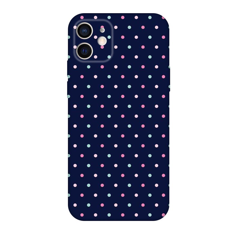 Colorful Dots Pattern Original Polycarbonate Back Case for iPhone 12
