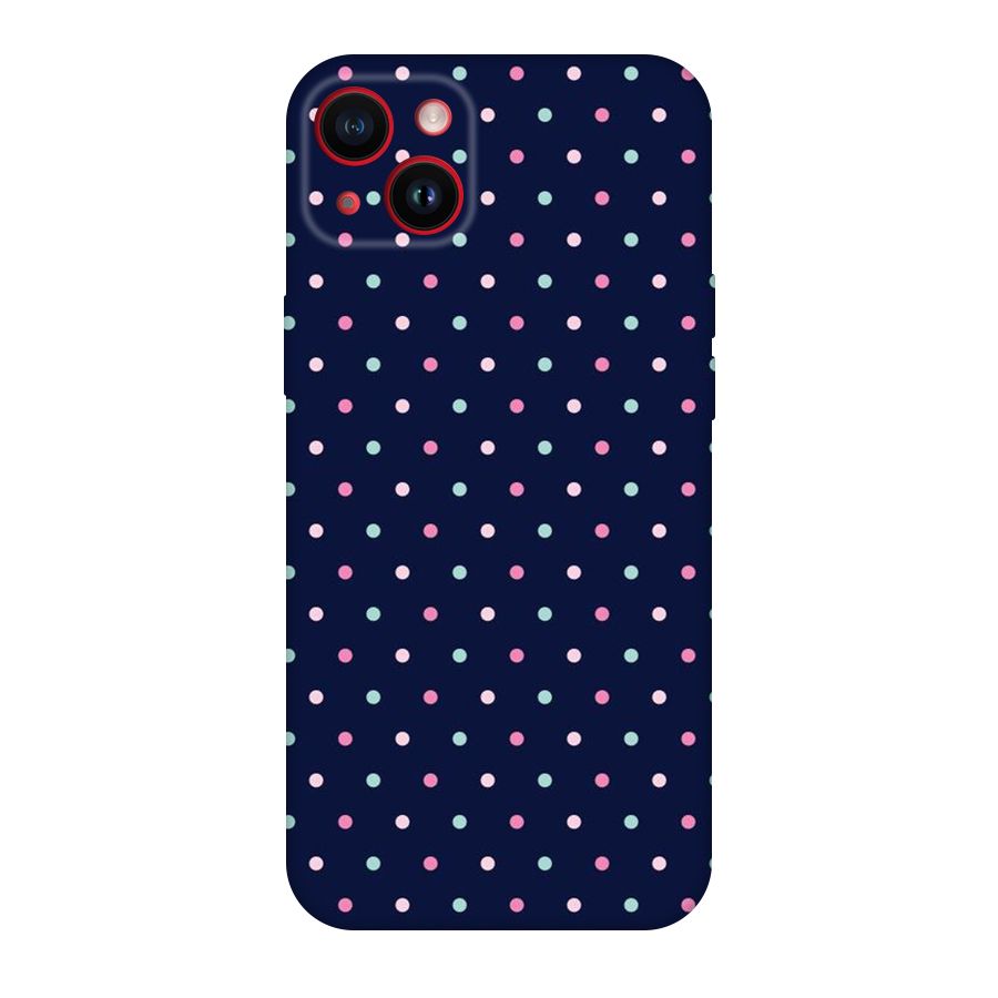 Colorful Dots Pattern Original Polycarbonate Back Case for iPhone 14 Plus