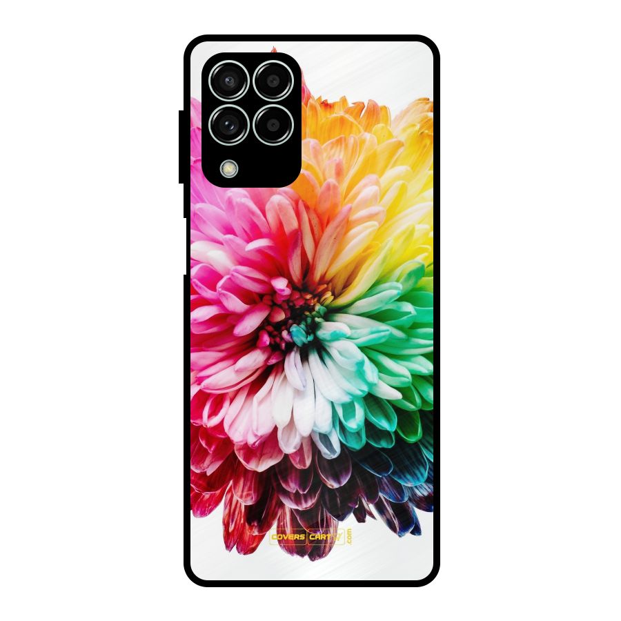 Colorful Flower Metal Back Case for Galaxy M33