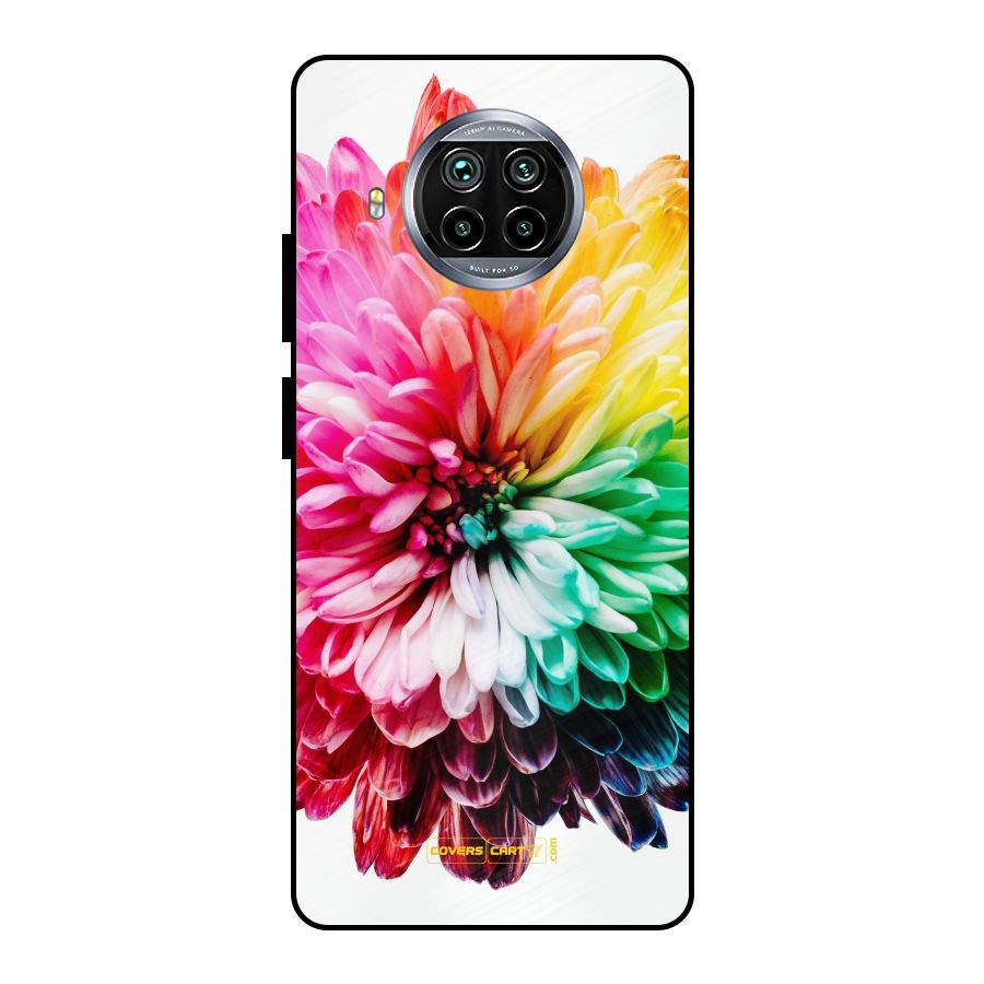 Colorful Flower Metal Back Case for Mi 10i