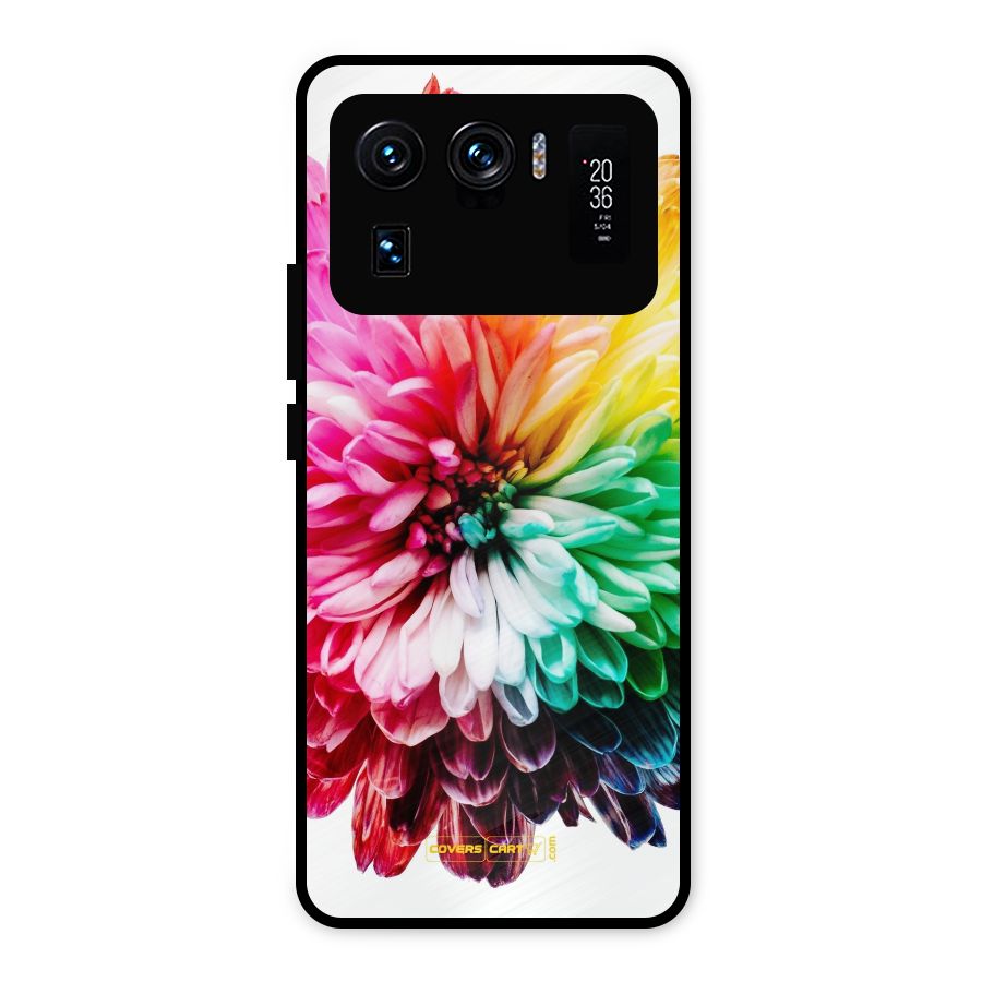 Colorful Flower Metal Back Case for Mi 11 Ultra