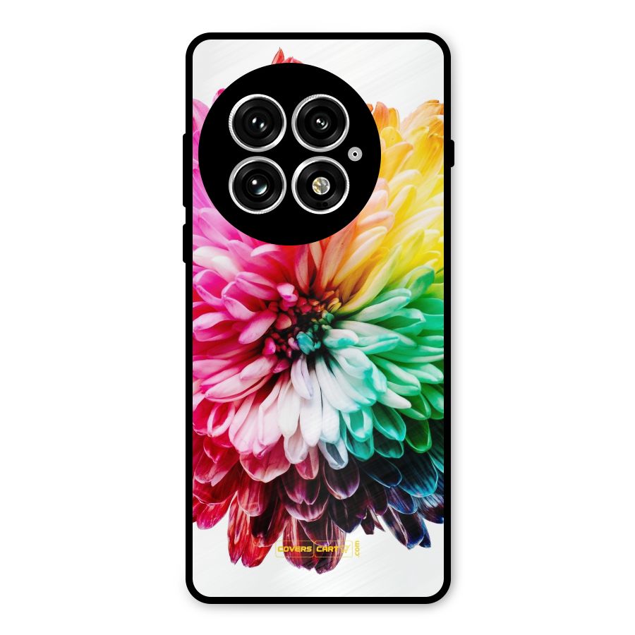 Colorful Flower Metal Back Case for OnePlus 13