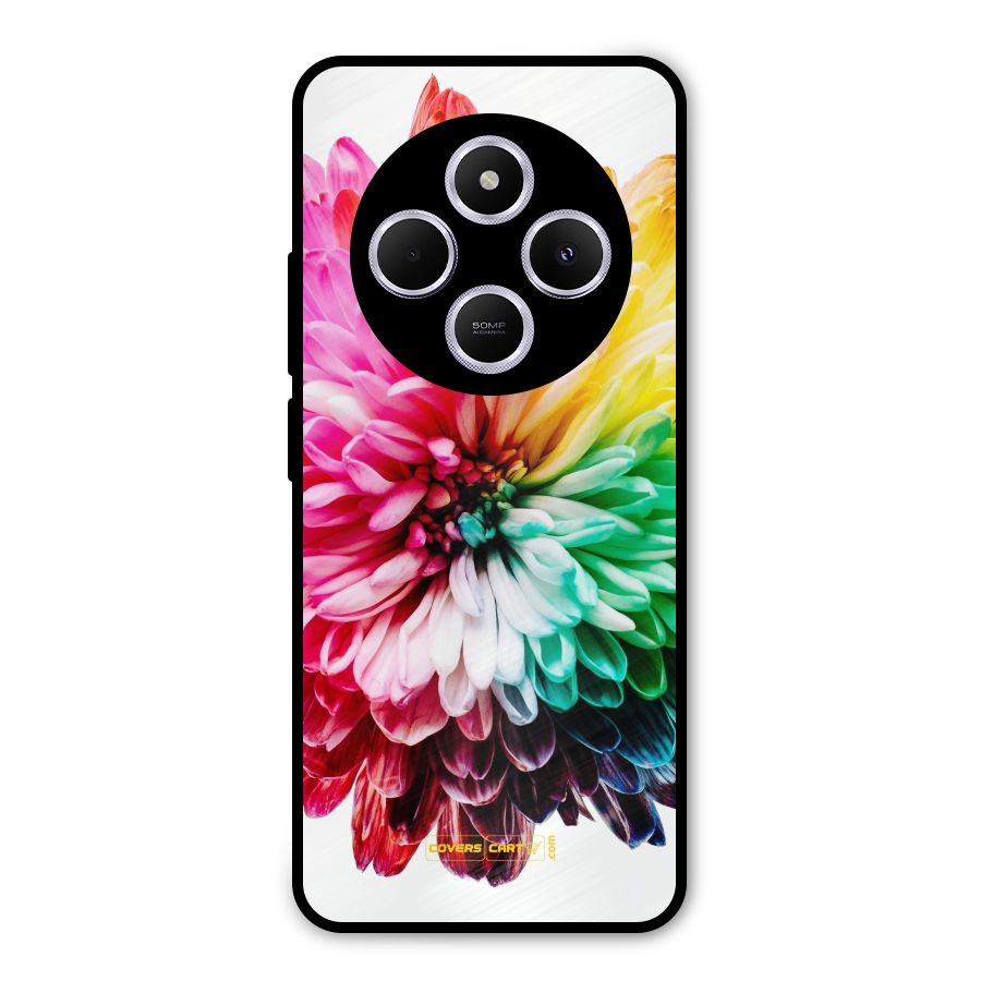 Colorful Flower Metal Back Case for Poco C75 5G