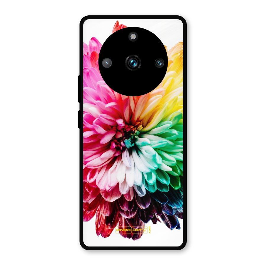 Colorful Flower Metal Back Case for Realme Narzo 60 Pro