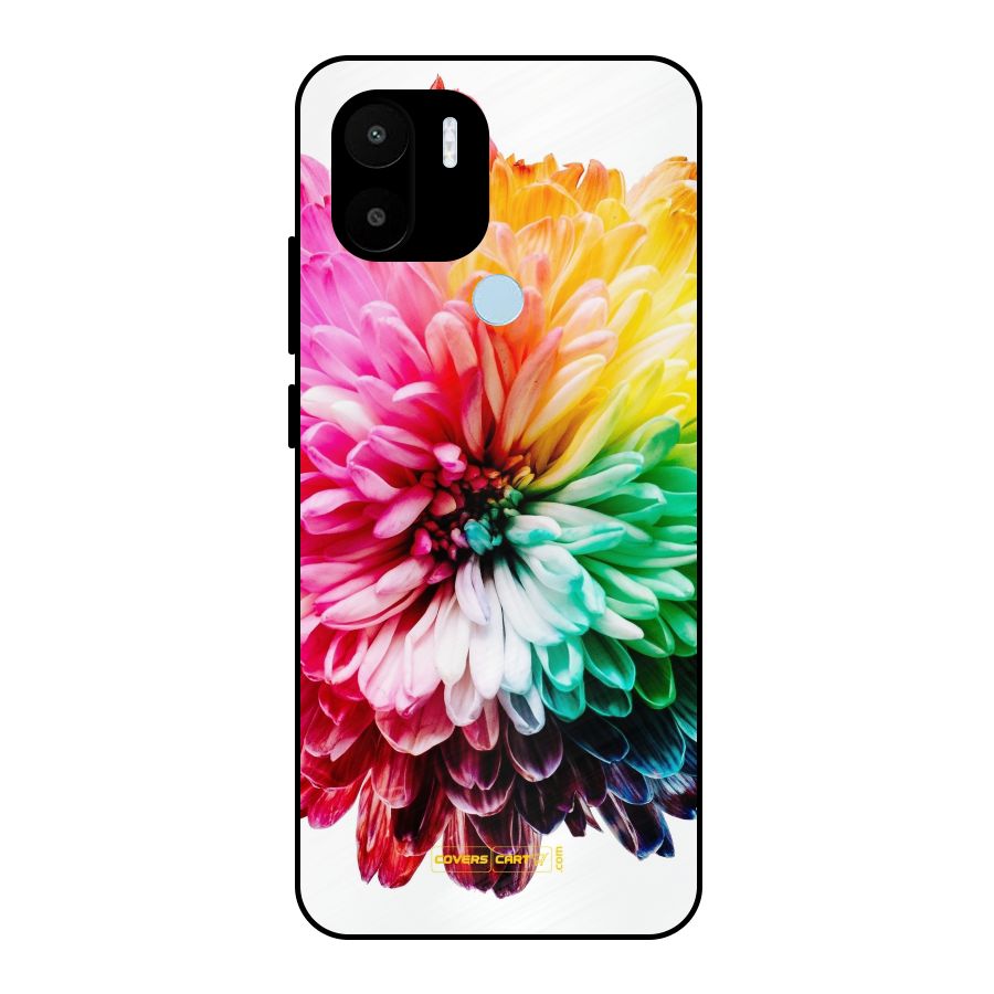 Colorful Flower Metal Back Case for Redmi A2+