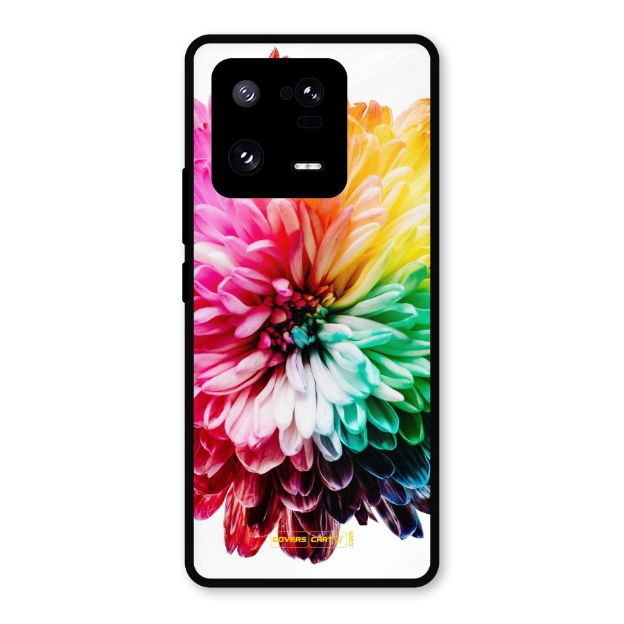 Colorful Flower Metal Back Case for Xiaomi 13 Pro