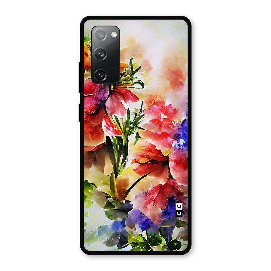 Colorful Flowers Fine Art Metal Back Case for Galaxy S20 FE