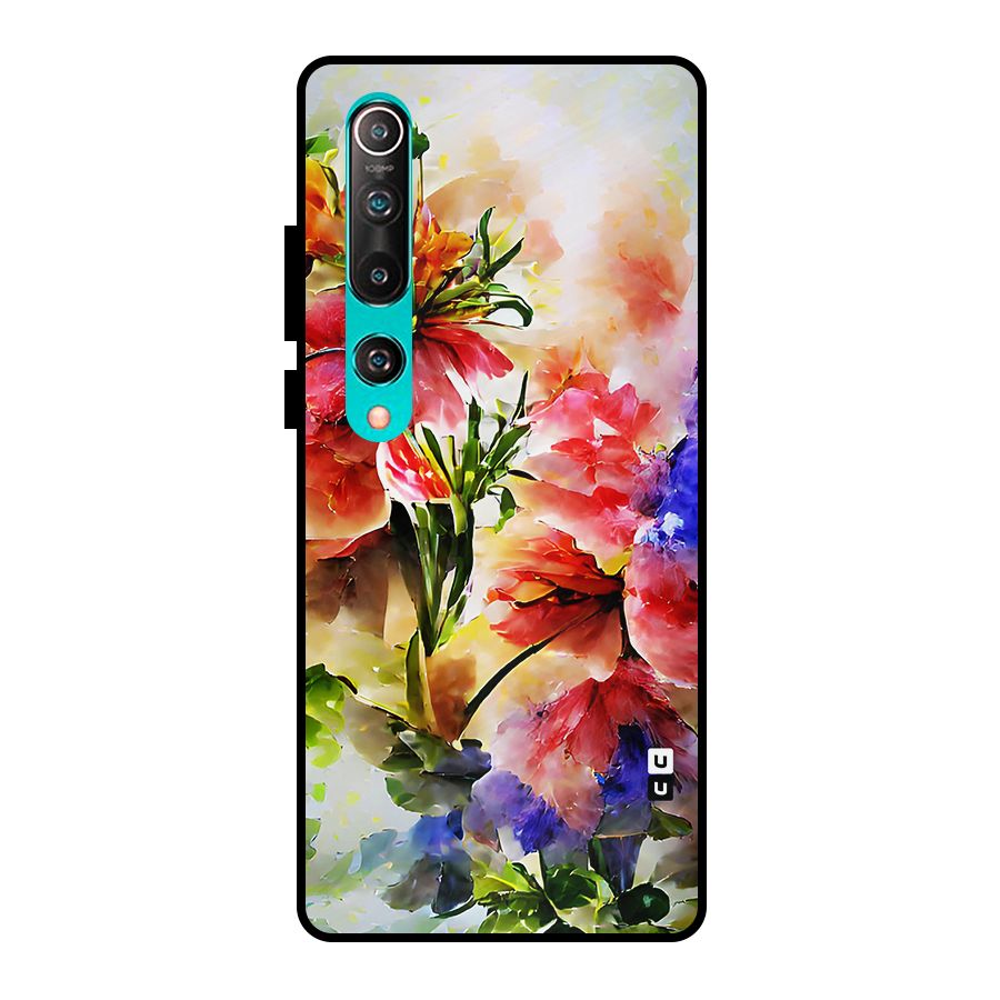 Colorful Flowers Fine Art Metal Back Case for Mi 10