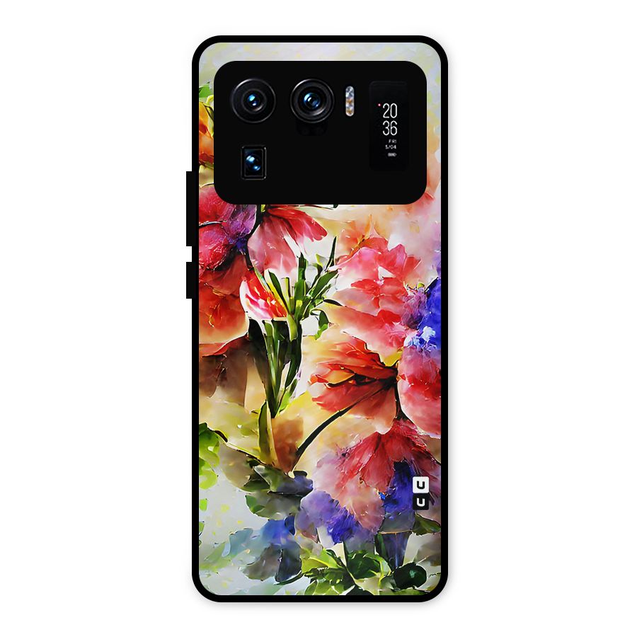 Colorful Flowers Fine Art Metal Back Case for Mi 11 Ultra