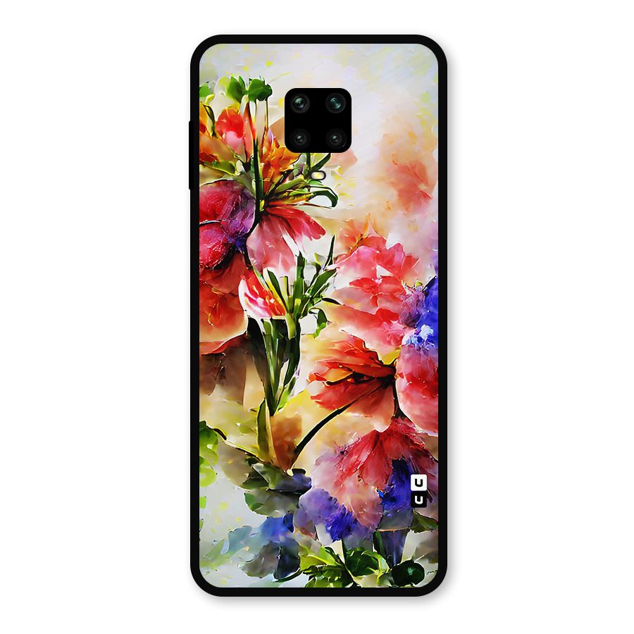 Colorful Flowers Fine Art Metal Back Case for Poco M2