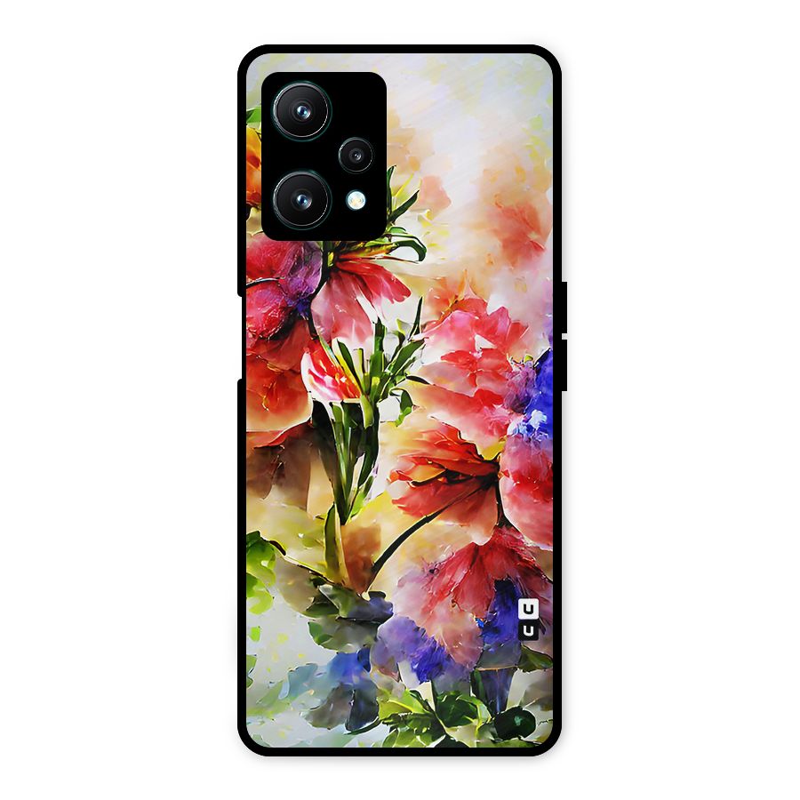 Colorful Flowers Fine Art Metal Back Case for Realme 9 Pro 5G