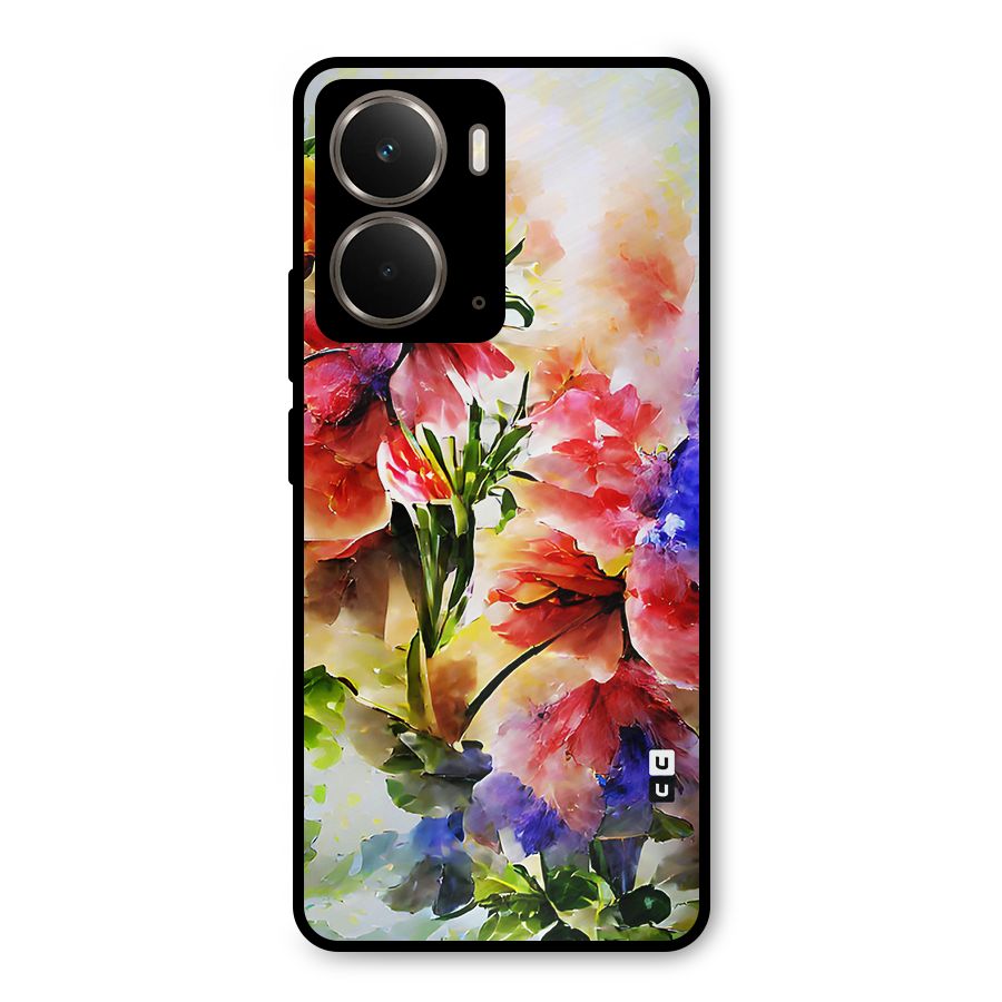 Colorful Flowers Fine Art Metal Back Case for Realme P3