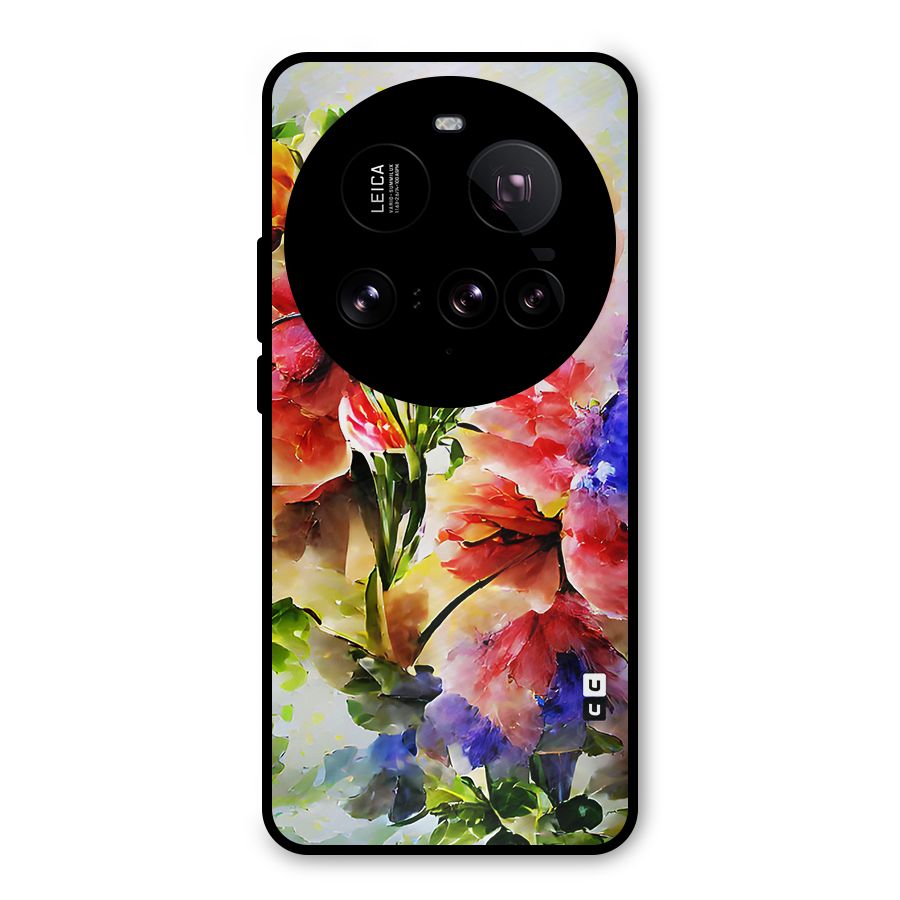 Colorful Flowers Fine Art Metal Back Case for Xiaomi 15 Ultra