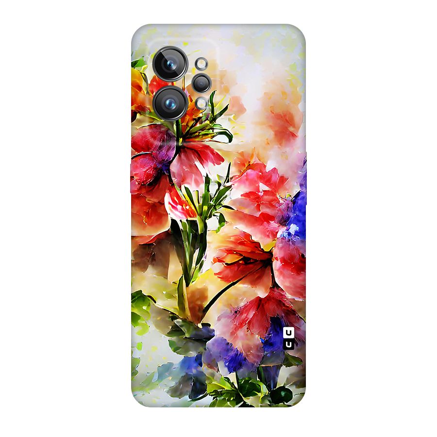 Colorful Flowers Fine Art Original Polycarbonate Back Case for Realme GT2 Pro