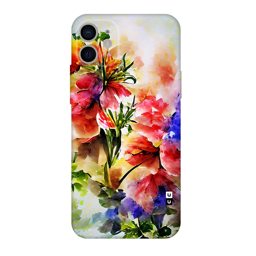 Colorful Flowers Fine Art Original Polycarbonate Back Case for iPhone 11
