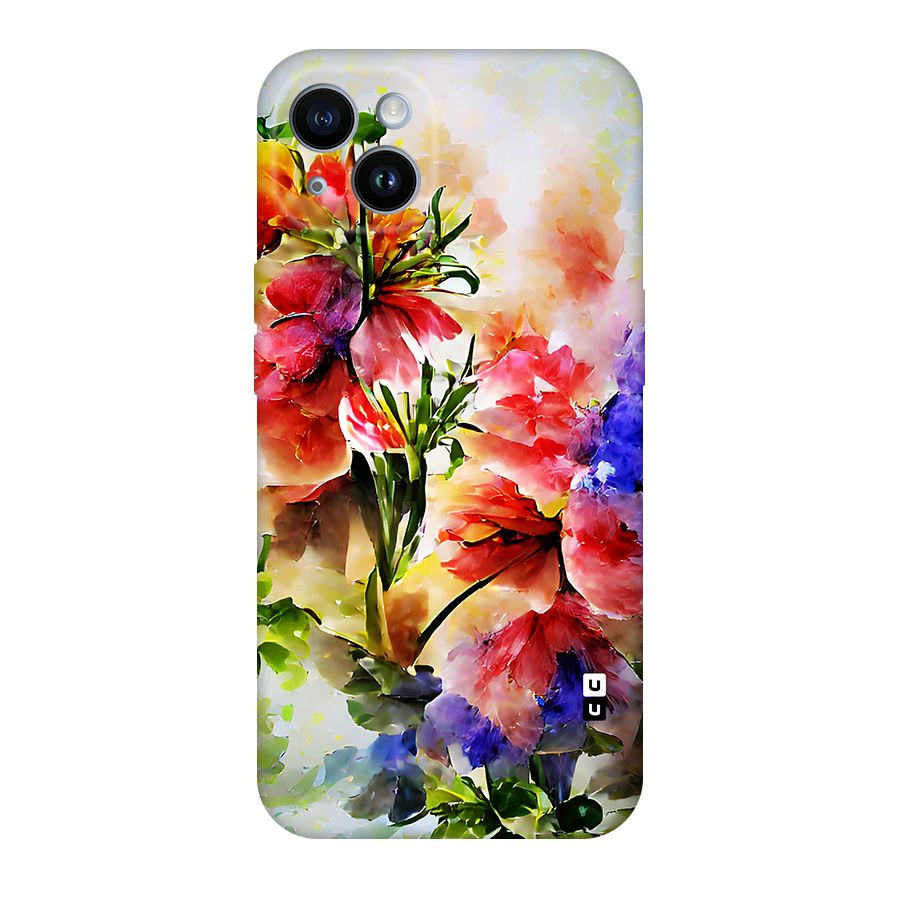Colorful Flowers Fine Art Original Polycarbonate Back Case for iPhone 14