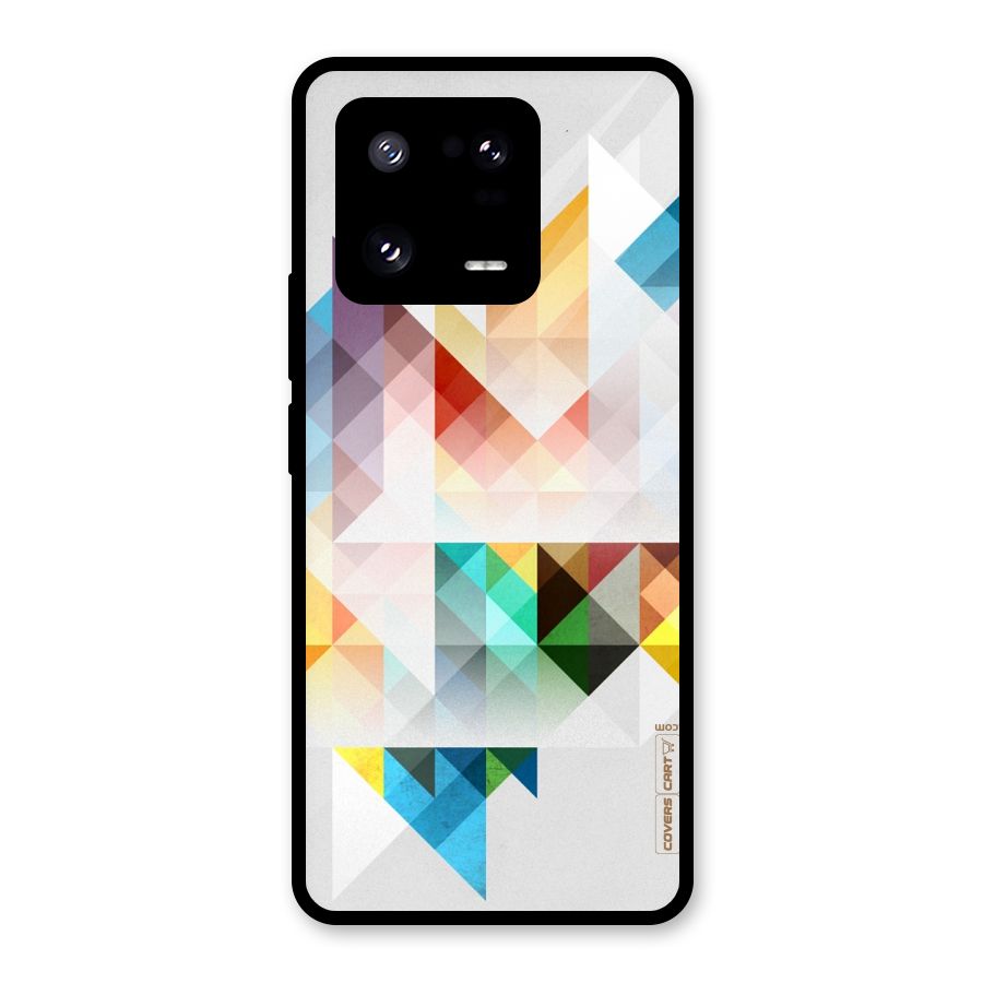 Colorful Geometric Art Glass Back Case for Xiaomi 13 Pro