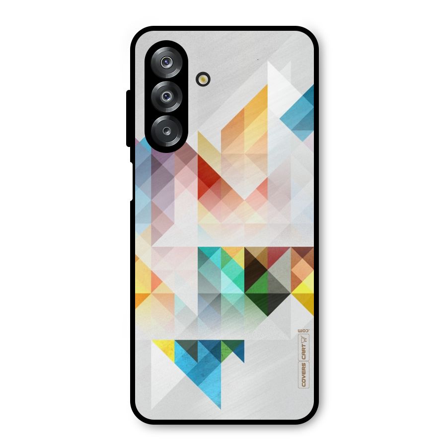 Colorful Geometric Art Metal Back Case for Galaxy A26