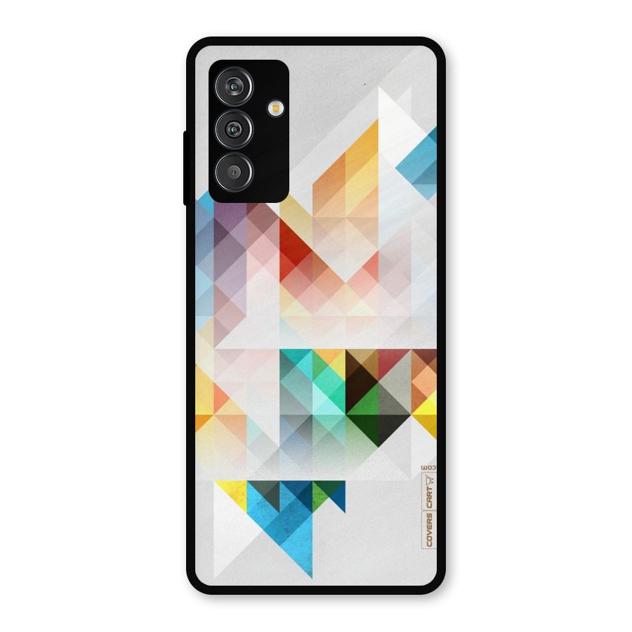 Colorful Geometric Art Metal Back Case for Galaxy F13