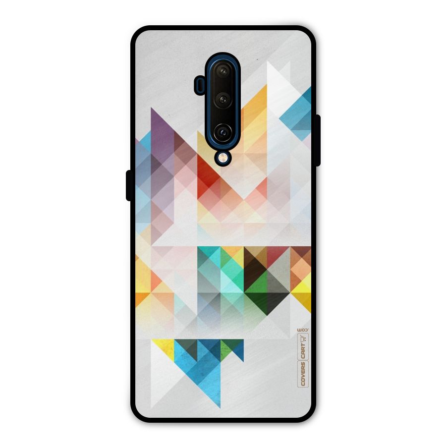 Colorful Geometric Art Metal Back Case for OnePlus 7T Pro