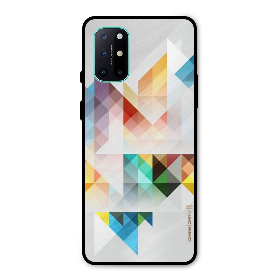 Colorful Geometric Art Metal Back Case for OnePlus 8T