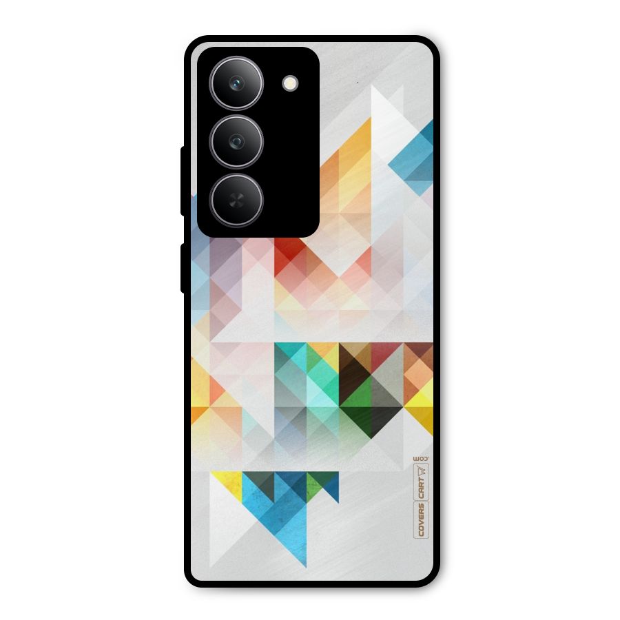 Colorful Geometric Art Metal Back Case for Realme P3x