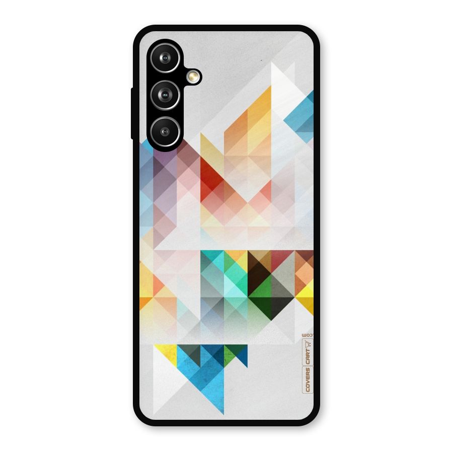 Colorful Geometric Art Metal Back Case for Samsung Galaxy M54