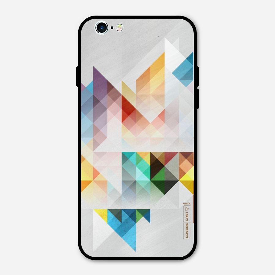 Colorful Geometric Art Metal Back Case for iPhone 6 6s