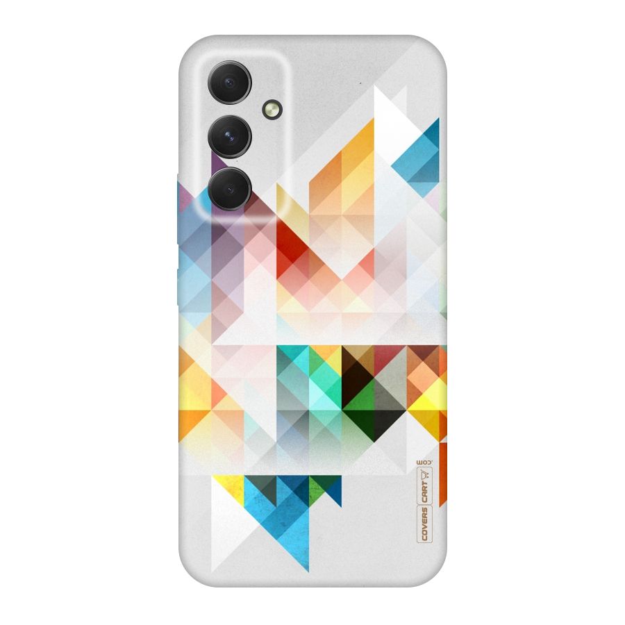 Colorful Geometric Art Original Polycarbonate Back Case for Galaxy A54
