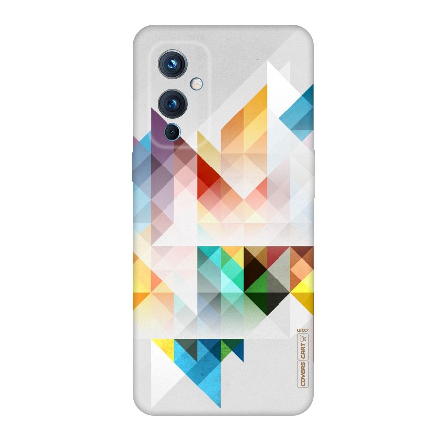 Colorful Geometric Art Original Polycarbonate Back Case for OnePlus 9