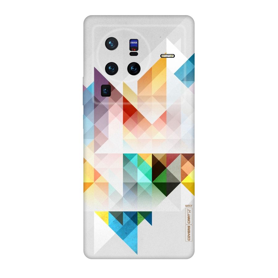 Colorful Geometric Art Original Polycarbonate Back Case for Vivo X80