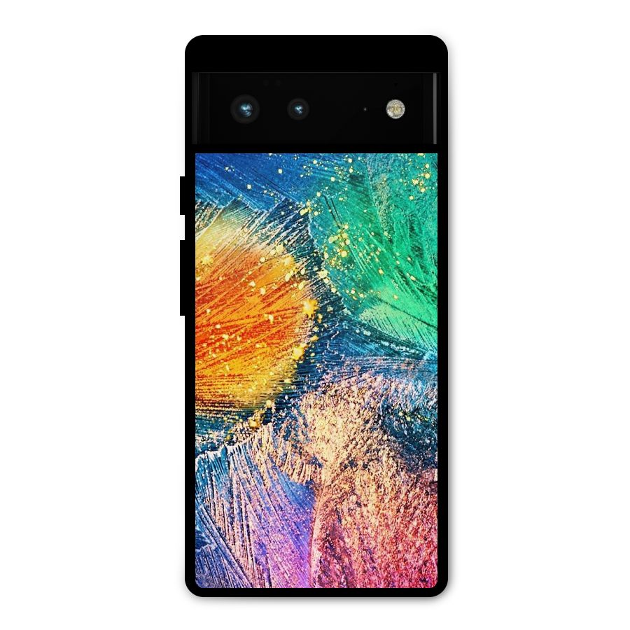 Colorful Leafs Vibrant Metal Back Case for Google Pixel 6