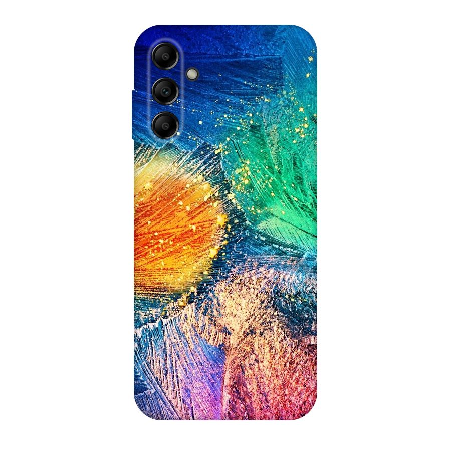Colorful Leafs Vibrant Original Polycarbonate Back Case for Galaxy A14 5G