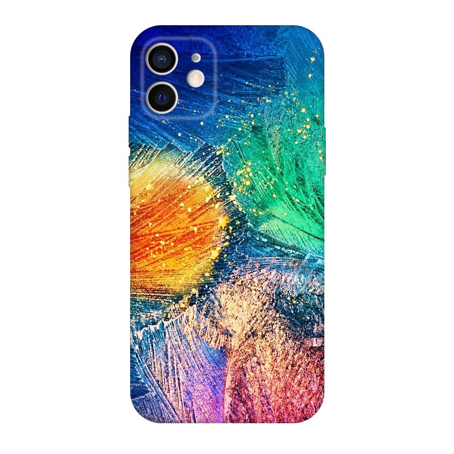 Colorful Leafs Vibrant Original Polycarbonate Back Case for iPhone 12