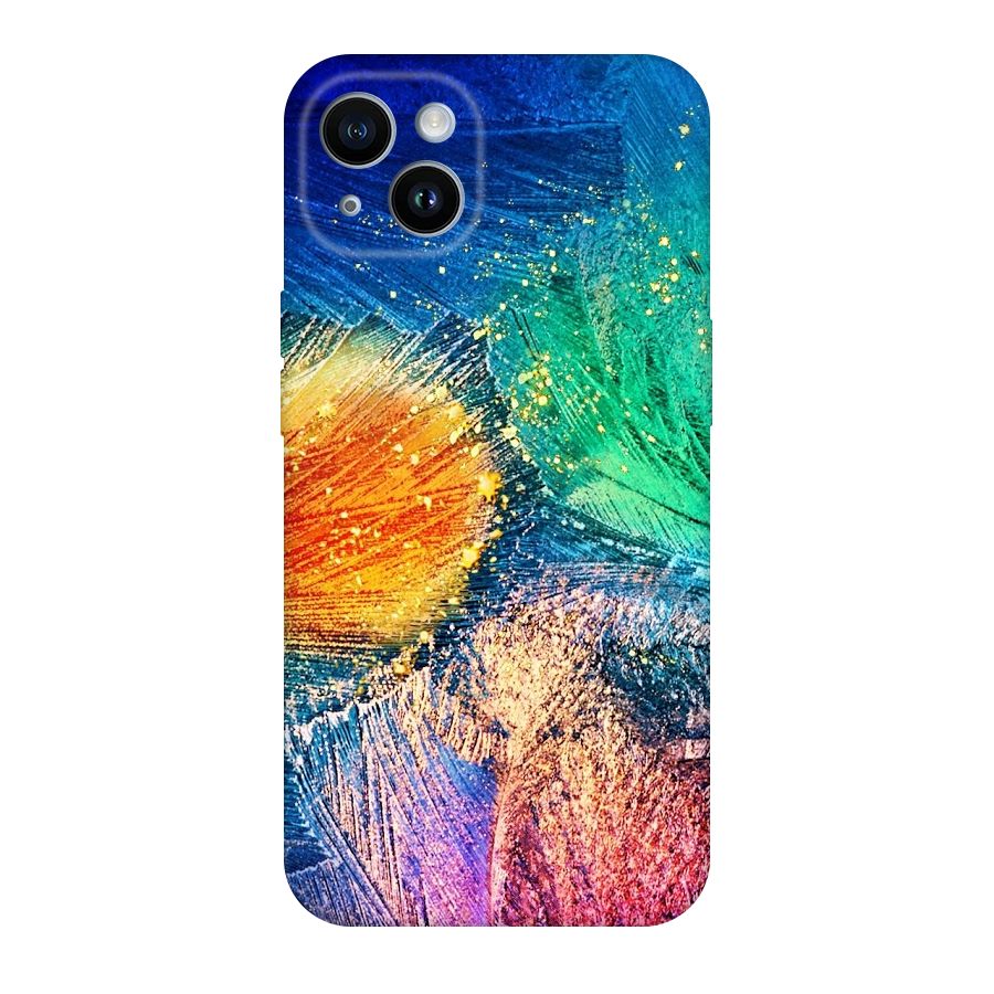 Colorful Leafs Vibrant Original Polycarbonate Back Case for iPhone 14