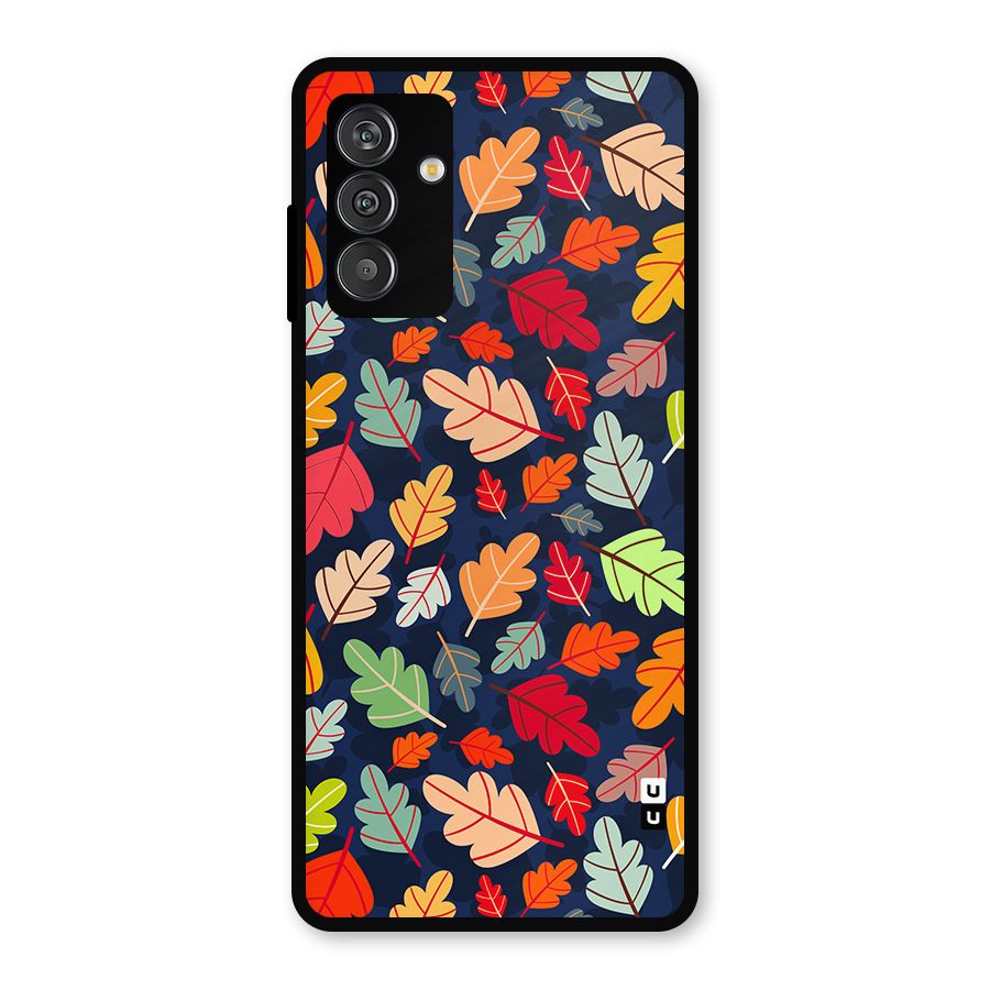 Colorful Leaves Beautiful Pattern Metal Back Case for Galaxy F13