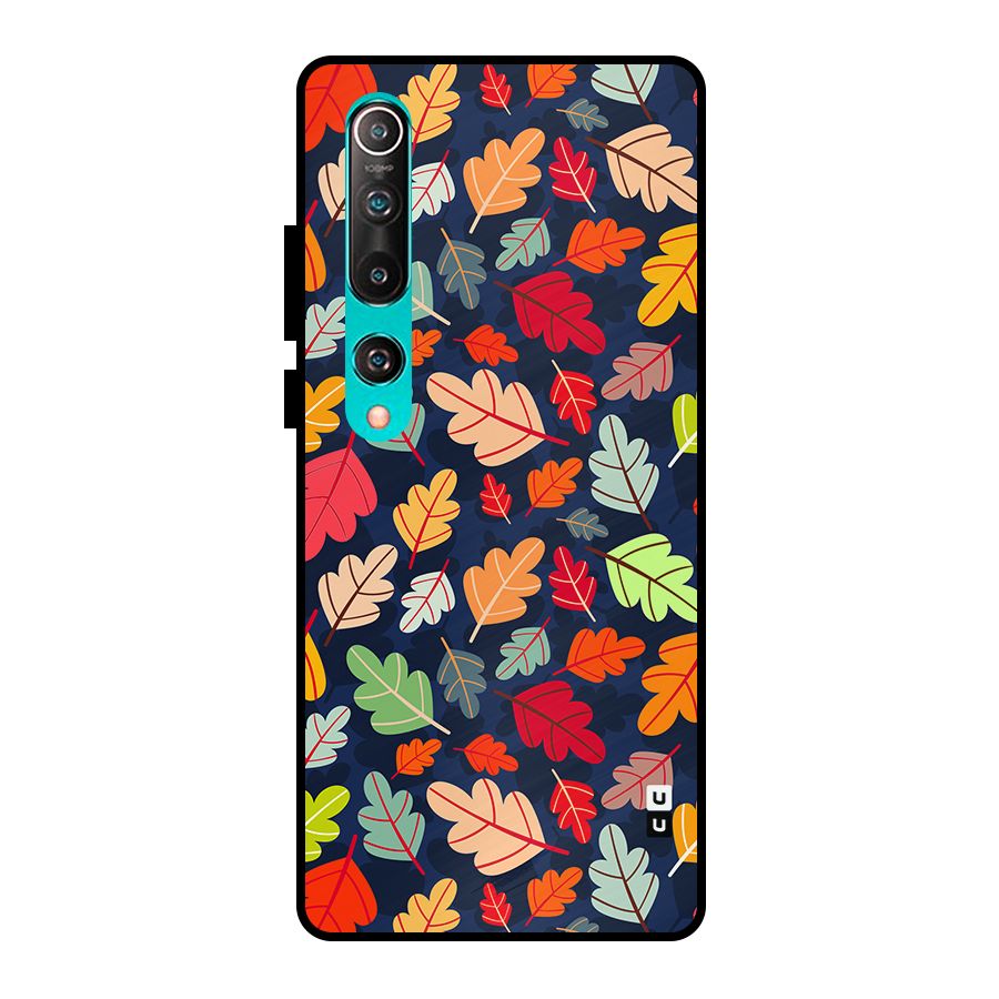 Colorful Leaves Beautiful Pattern Metal Back Case for Mi 10