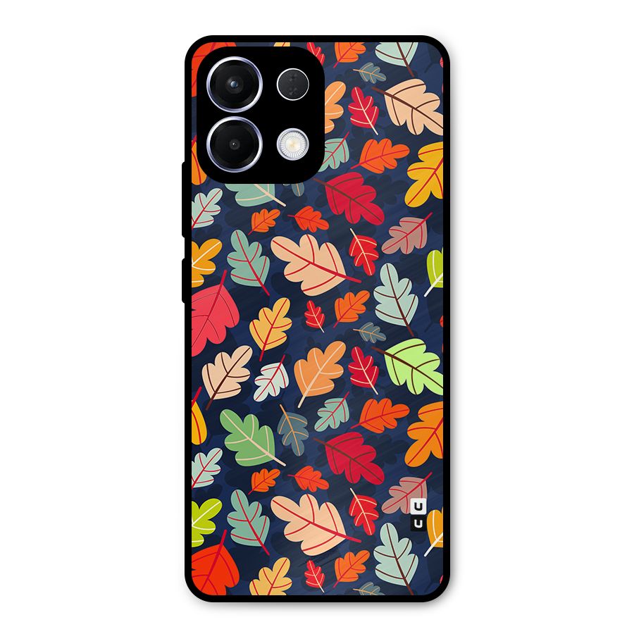 Colorful Leaves Beautiful Pattern Metal Back Case for Oppo K13