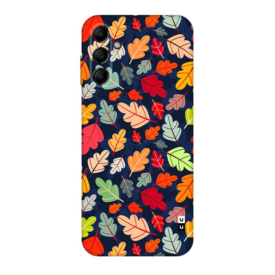 Colorful Leaves Beautiful Pattern Original Polycarbonate Back Case for Galaxy A14 5G
