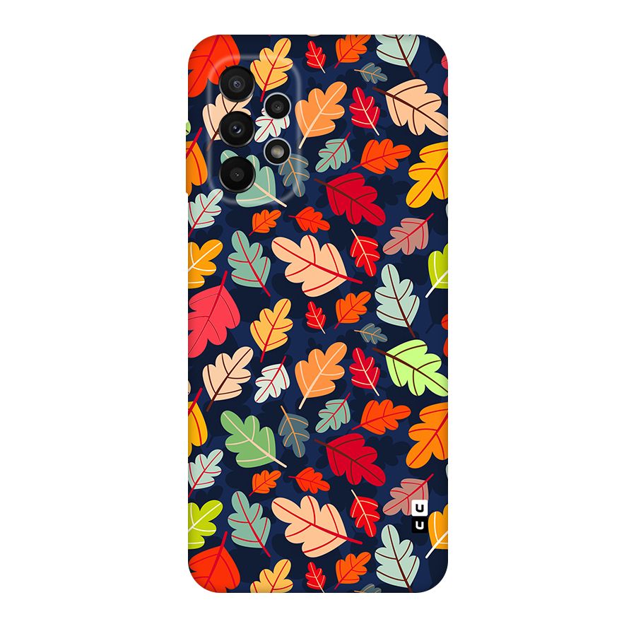 Colorful Leaves Beautiful Pattern Original Polycarbonate Back Case for Galaxy A23